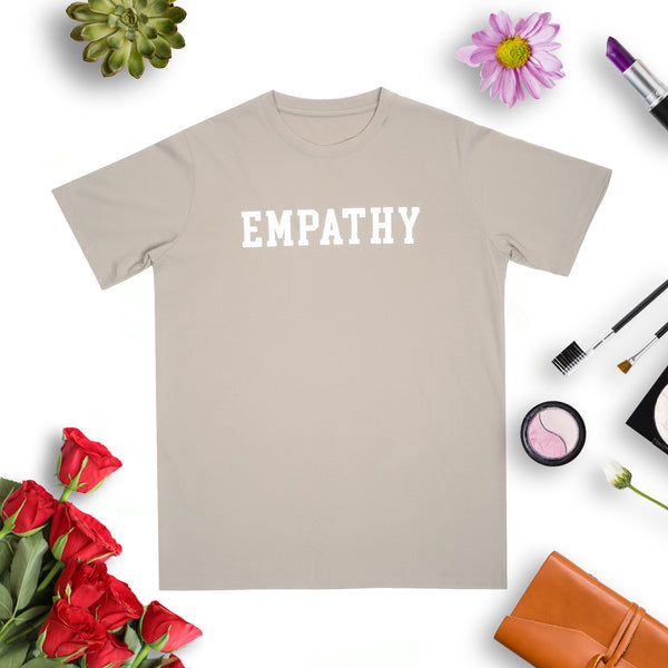 Wear Empathy – Light Brown T-shirt
