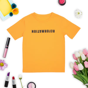 Yellow Interlock Cotton T-Shirt – Reformation