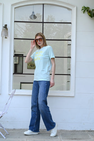 Cool &amp; Stylish Light Blue Bella Tee