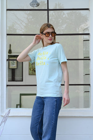 Cool &amp; Stylish Light Blue Bella Tee