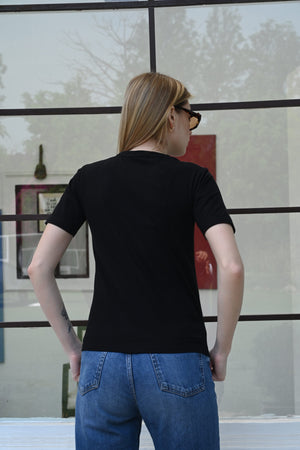 Cool &amp; Casual Black  T-shirt