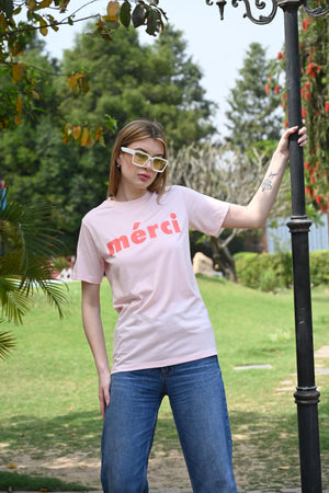 Printed interlock cotton round neck T-shirt