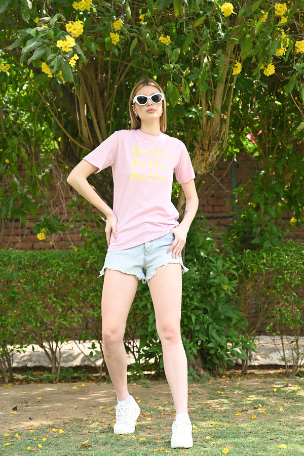Cool & Stylish Light Pink Bella Tee