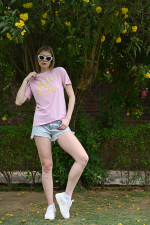 Cool & Stylish Light Pink Bella Tee