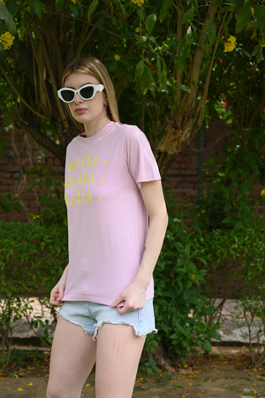 Cool & Stylish Light Pink Bella Tee