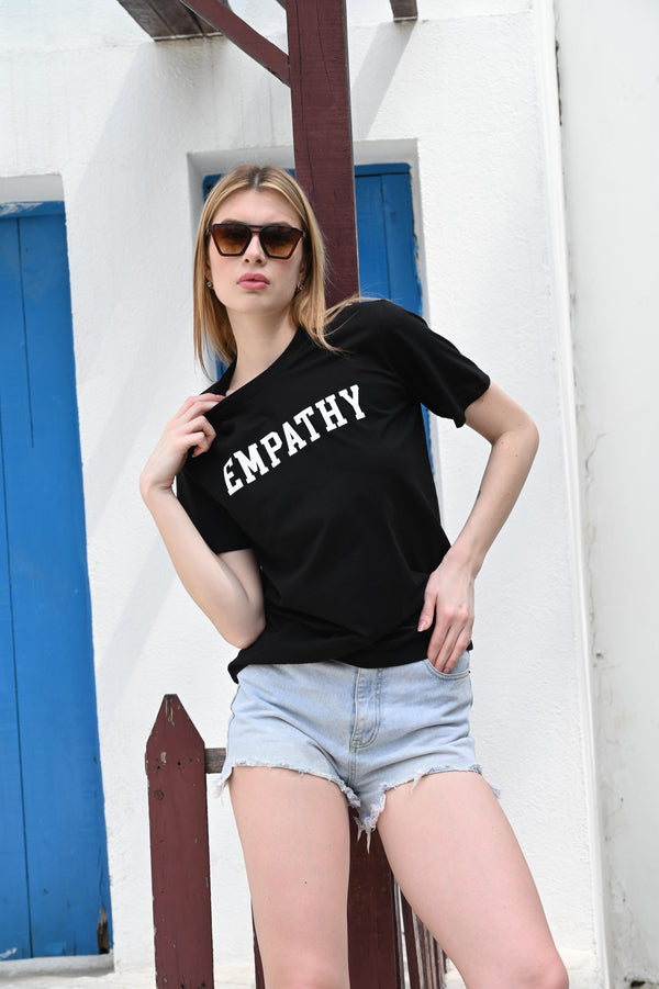 Wear Empathy – Black T-Shirt