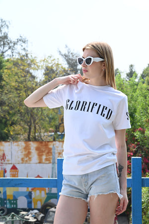 Glorified Graphic Tee in White