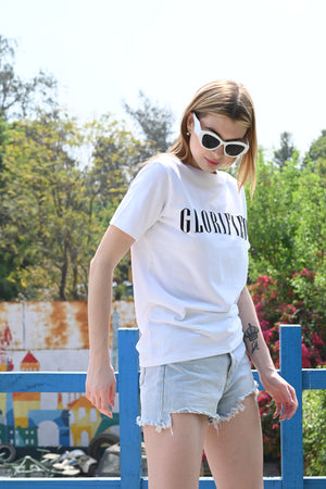 Glorified Graphic Tee in White