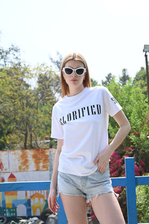 Glorified Graphic Tee in White