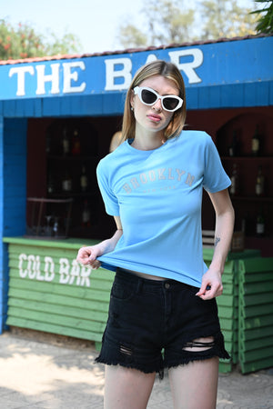 Brooklyn Vibes – Blue T-Shirt