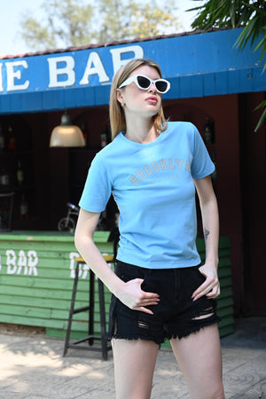 Brooklyn Vibes – Blue T-Shirt