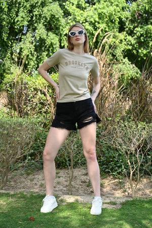 Brooklyn Vibes – Light Green T-Shirt