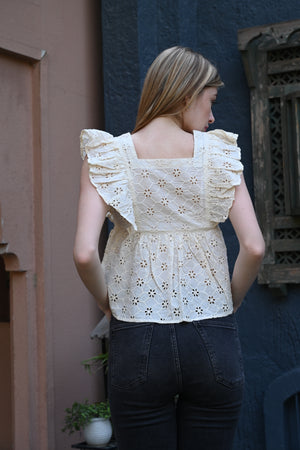 Light Yellow Sleeveless Top | Bright & Breezy