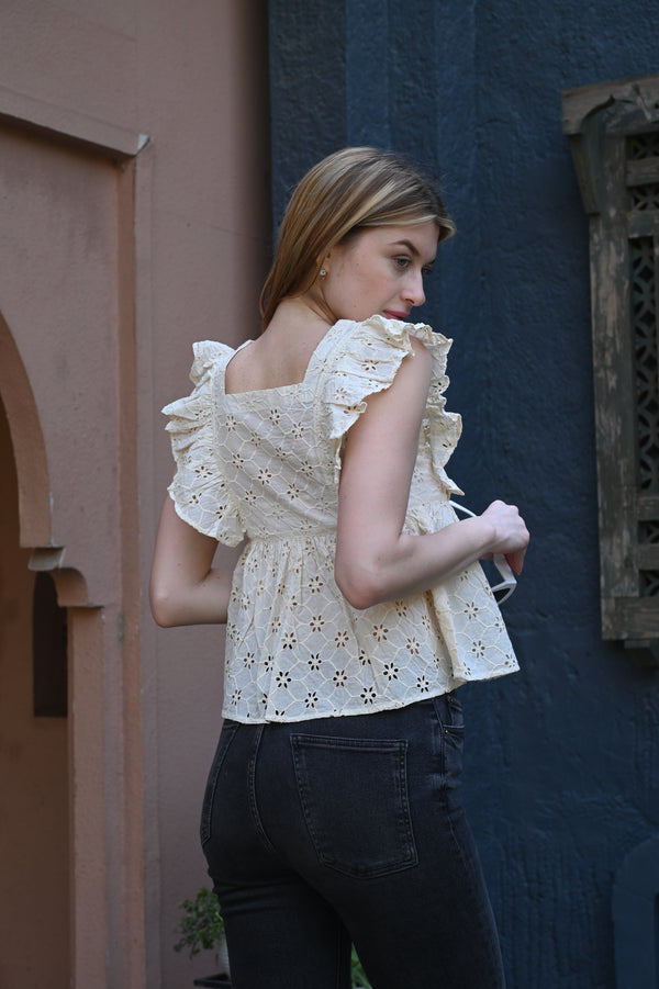 Light Yellow Sleeveless Top | Bright & Breezy