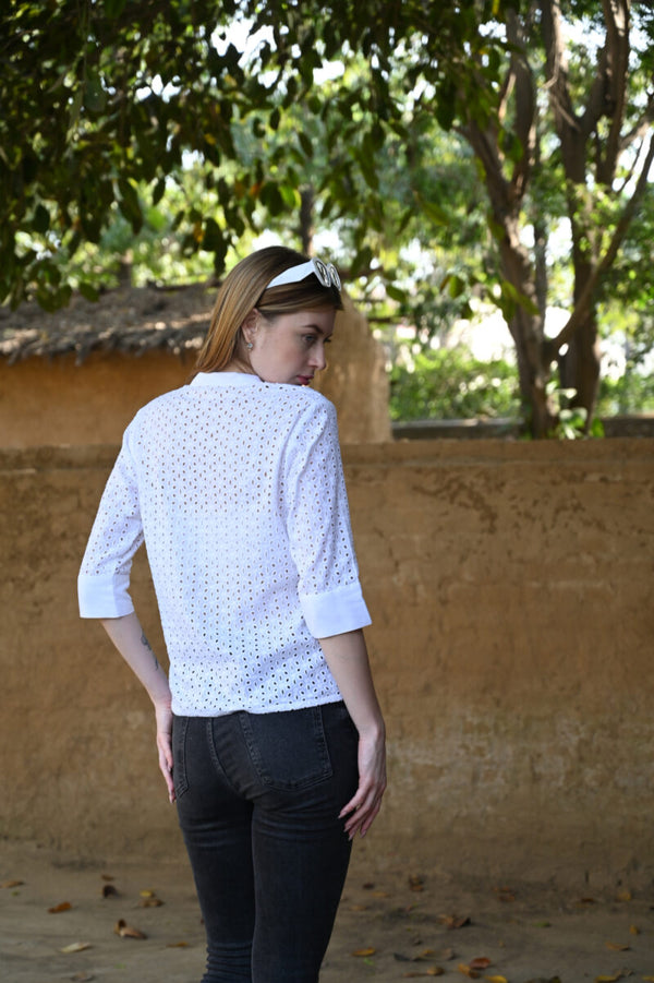 Half Sleeve Top | Clean & Classic Look