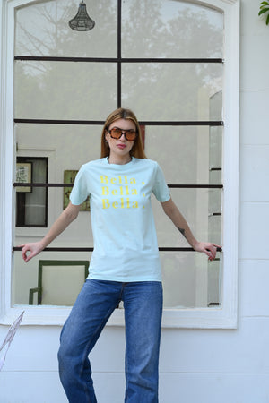 Cool &amp; Stylish Light Blue Bella Tee