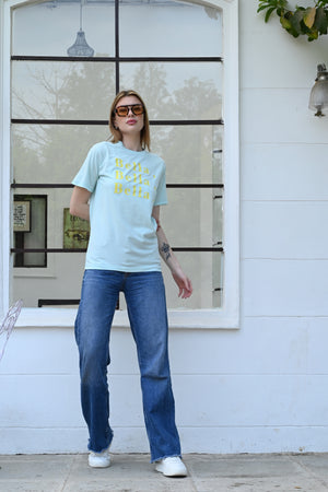 Cool &amp; Stylish Light Blue Bella Tee
