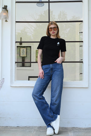 Cool &amp; Casual Black  T-shirt