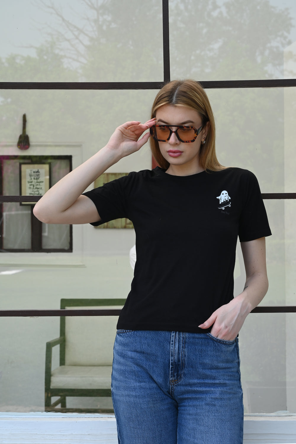 Cool &amp; Casual Black  T-shirt