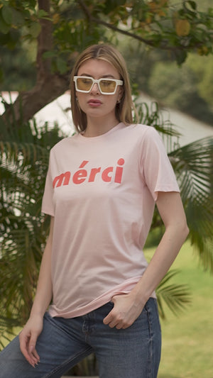 Printed interlock cotton round neck T-shirt