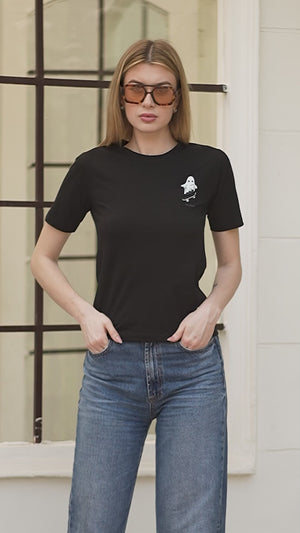 Cool &amp; Casual Black  T-shirt